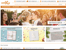 Tablet Screenshot of cardxl.de